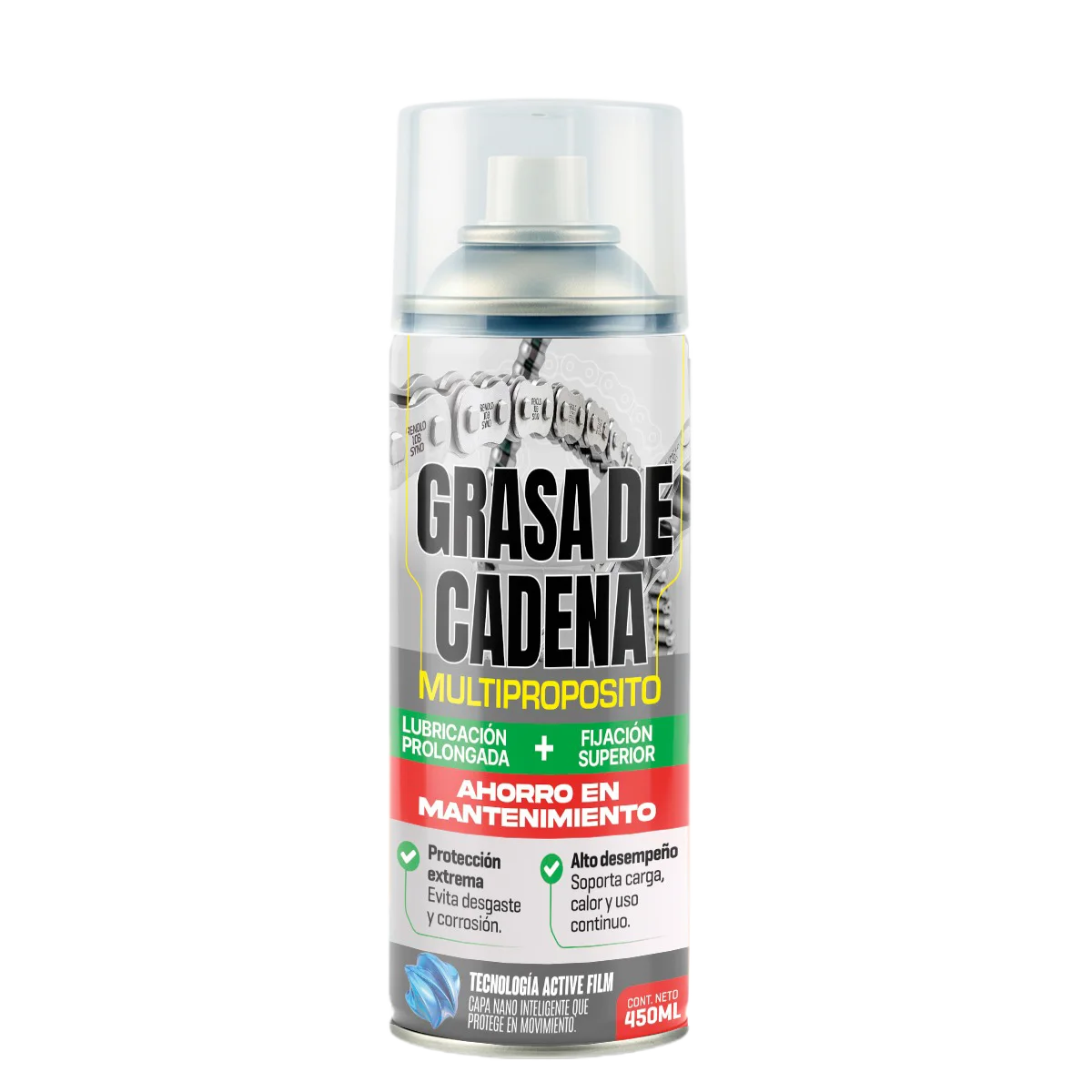 Grasa de Cadena en Spray Alta Temperatura 450g Maximum