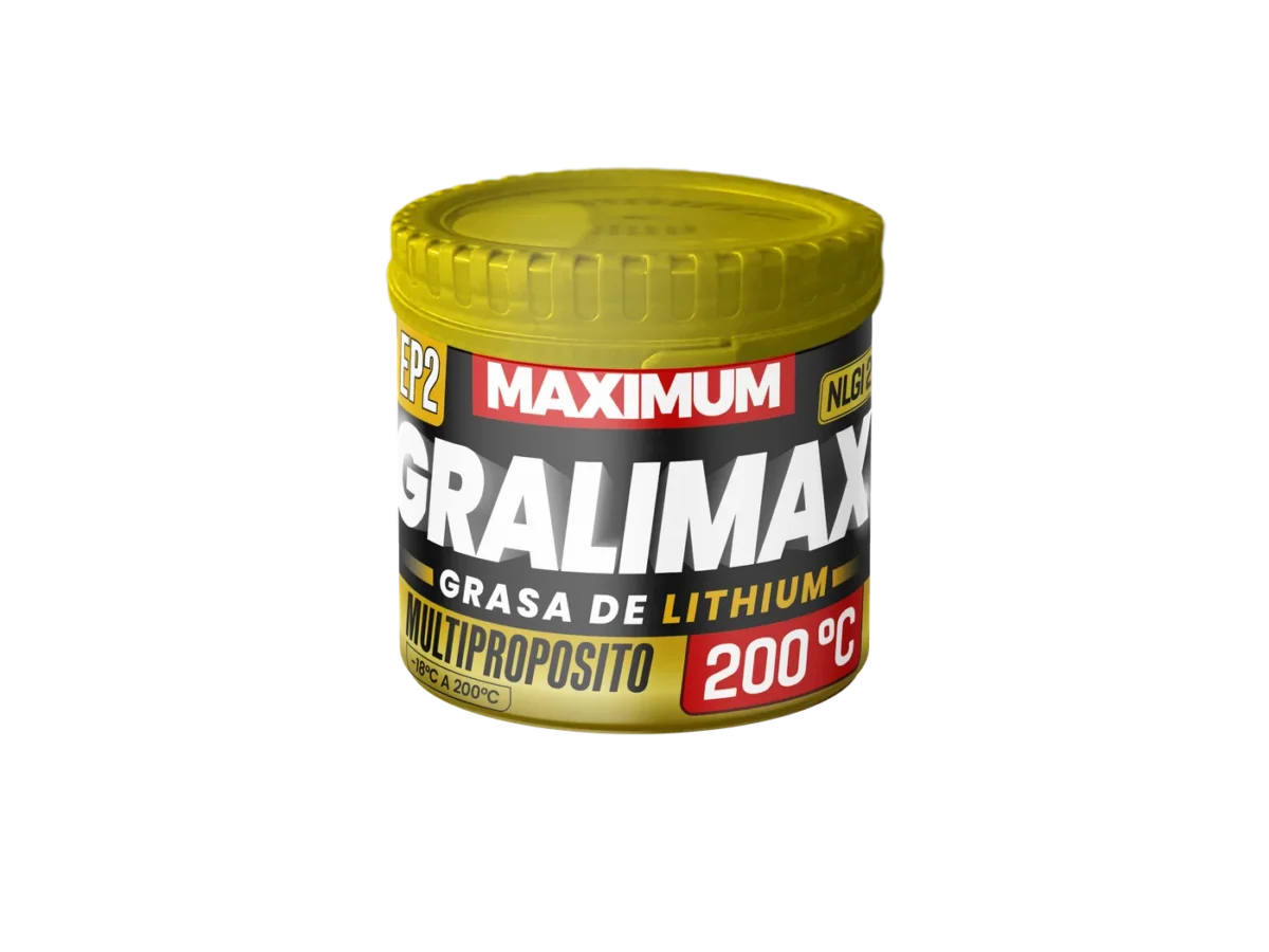 Grasa de Litio Multipropósito Maximum Gralimax EP2 Amarilla 200°C – 1 KG
