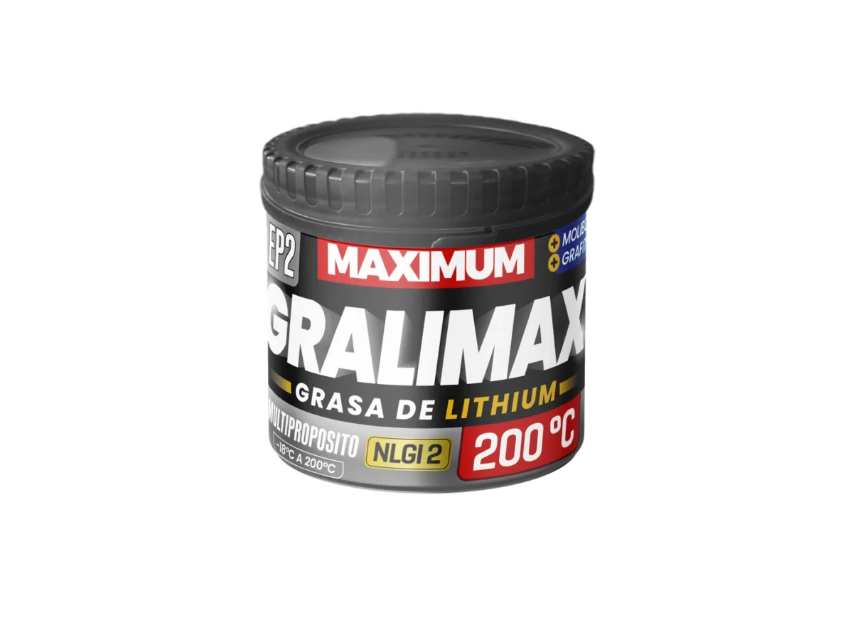 Grasa de Litio Multipropósito con Grafito y Molibdeno Maximum Gralimax EP2 200°C