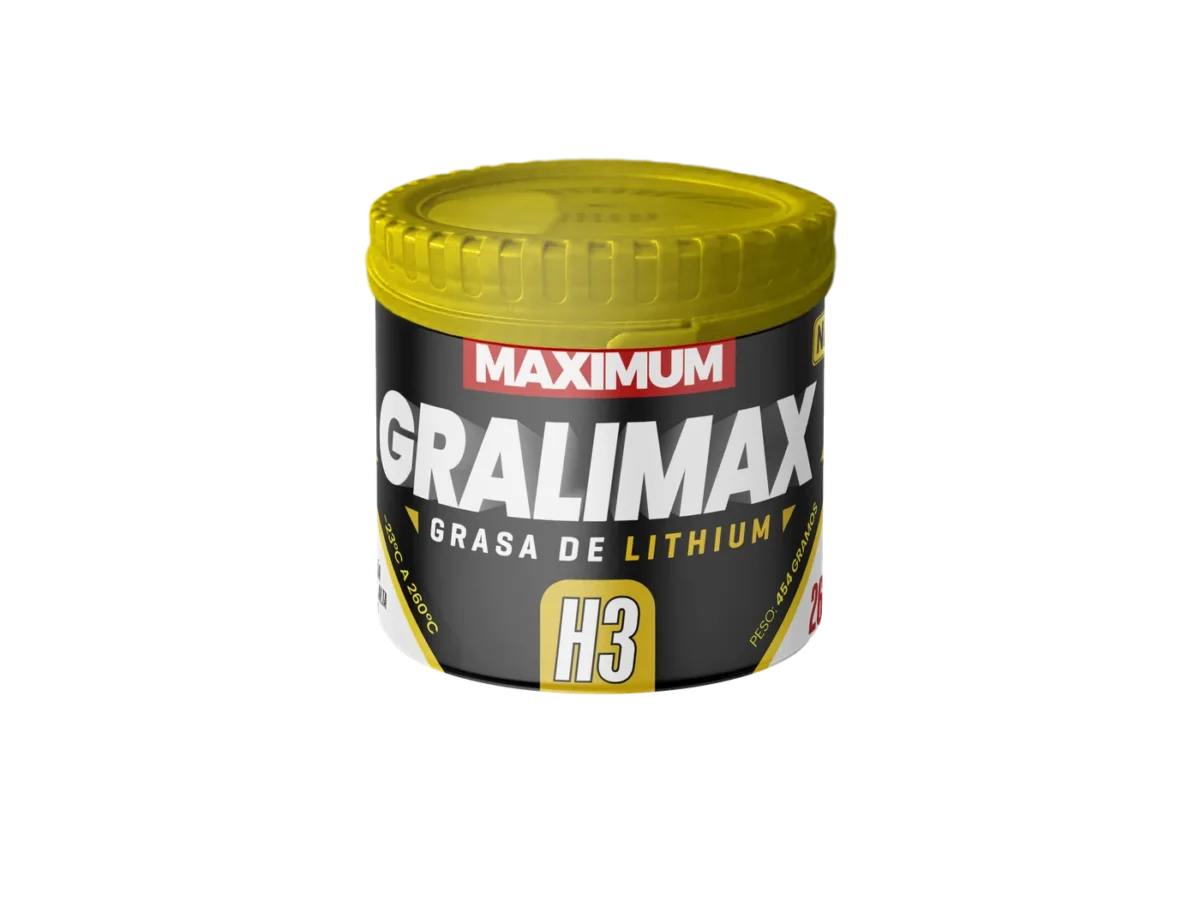 Grasa de Litio Alta Temperatura Maximum Gralimax H3 Amarilla 260°C – 1 KG