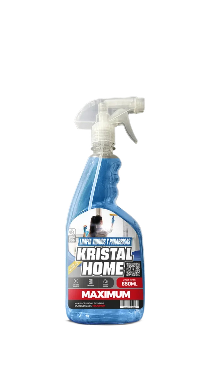 Limpiavidrios y Limpiaparabrisas Maximum Kristal Home – 650 ML