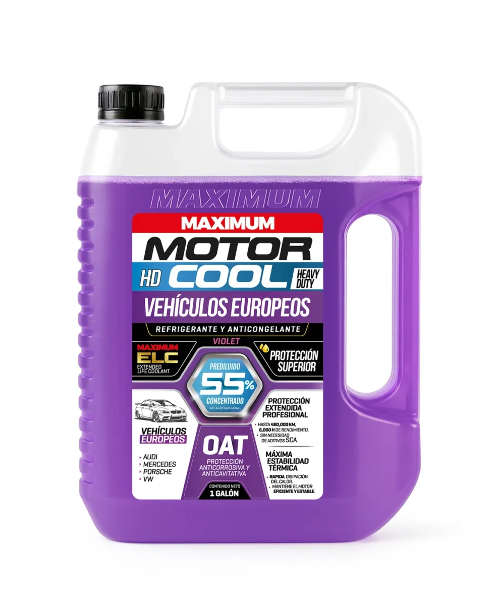 Refrigerante Maximum Motor Cool HD OAT 55/45 Púrpura para Vehículos Europeos