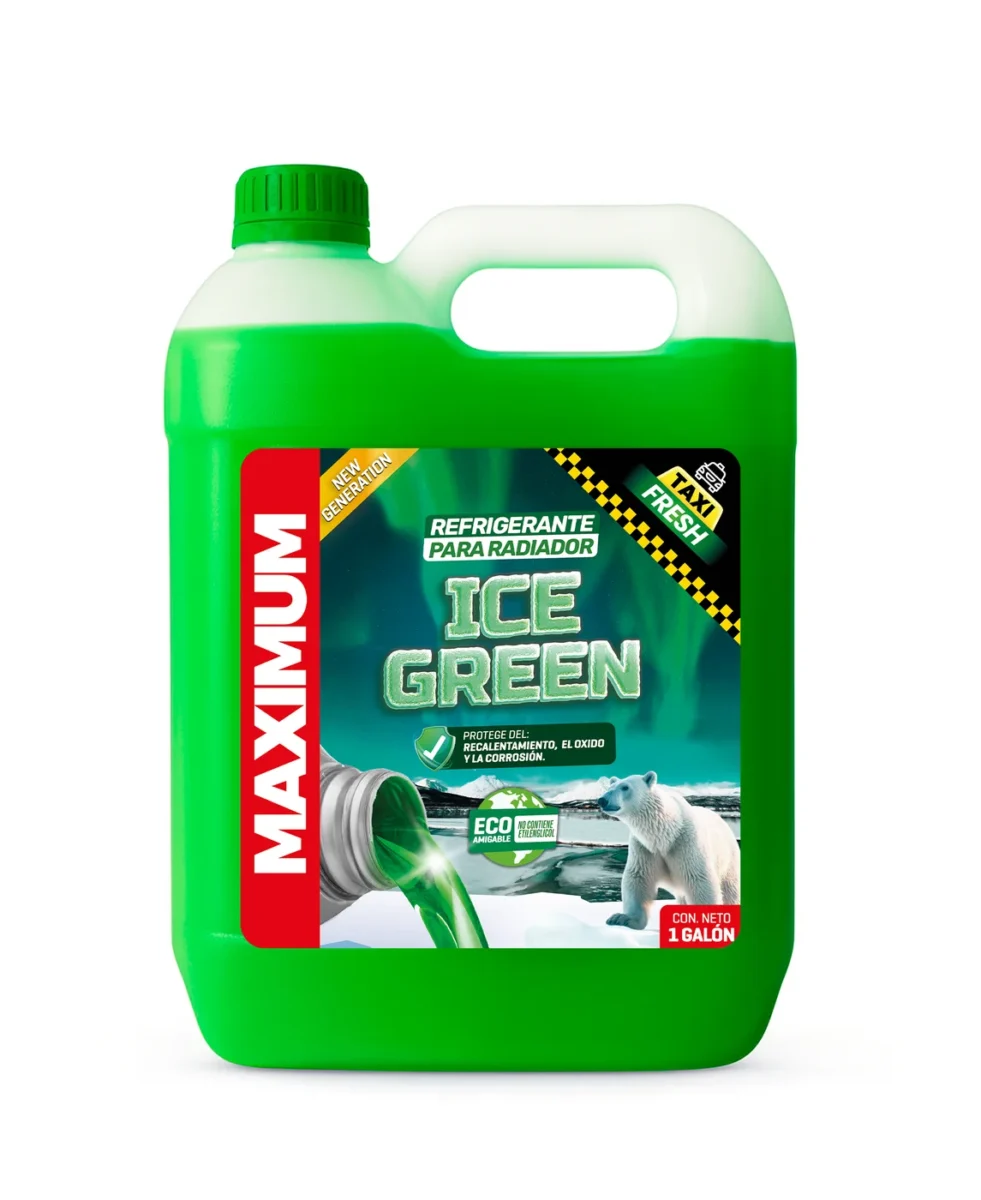 Refrigerante Maximum ICE Green para Radiador – 1 Galón