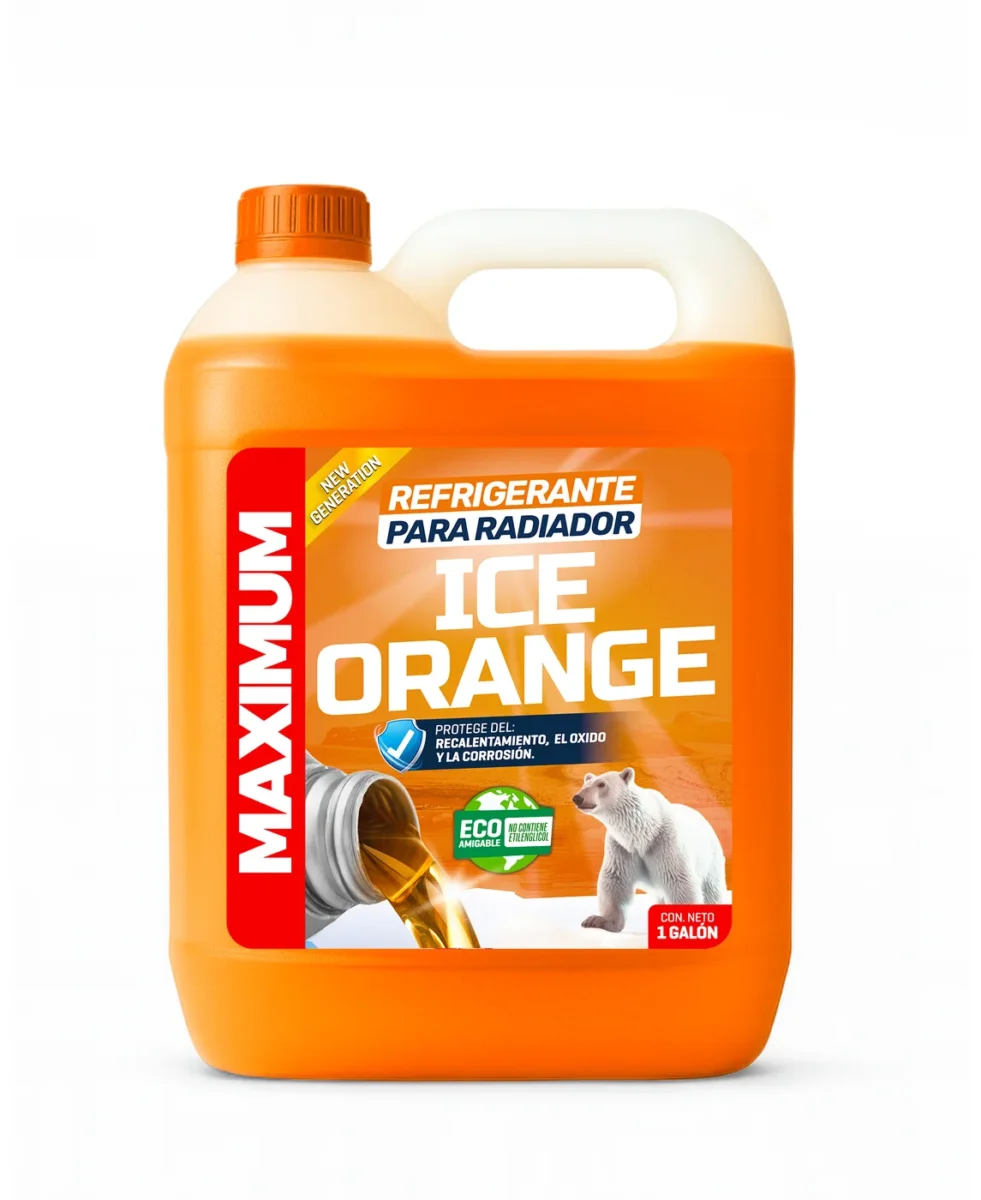 Refrigerante Maximum ICE Orange para Radiador – 1 Galón
