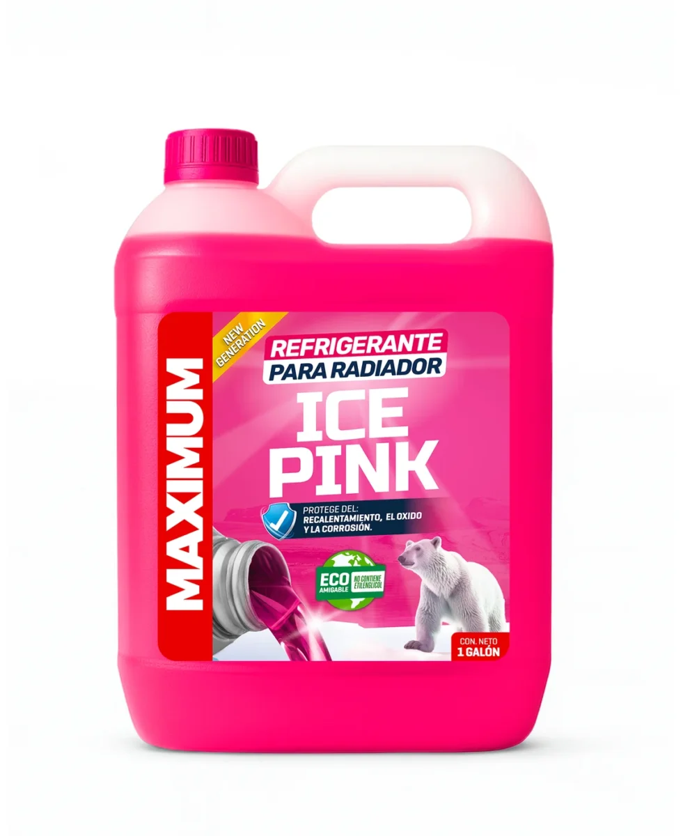 Refrigerante Maximum ICE Pink para Radiador – 1 Galón