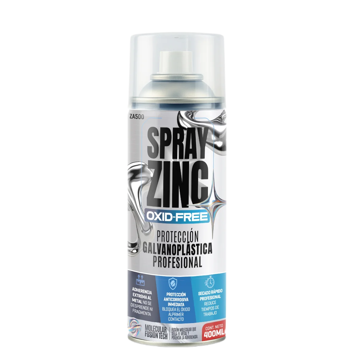 Spray de Zinc OXID-FREE – Protección Galvanoplástica – 400 ML